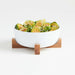 Oven-to-Table Small Serve Bowl with Acacia Wood Trivet