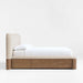 Palermo Wood & Upholstered 2-Drawer King Storage Bed