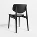 Paolo Black Wood Dining Chair