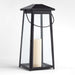 Petaluma Black Metal Outdoor Lantern 28"