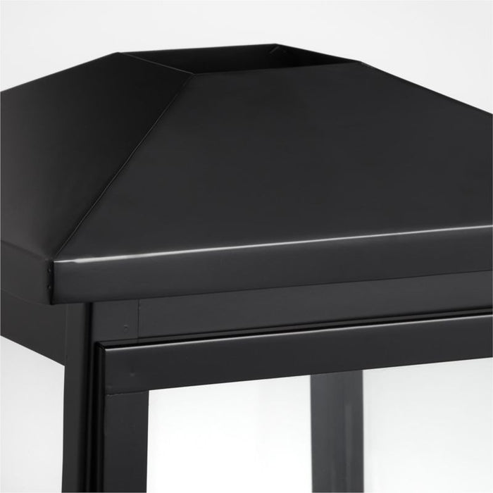 Petaluma Black Metal Outdoor Lantern 28"