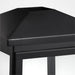 Petaluma Black Metal Outdoor Lantern 37"