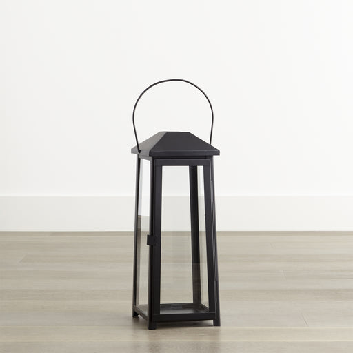 Petaluma Black Metal Outdoor Lantern 20"