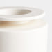 Plateia Large White Earthenware Vase 15.75"
