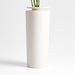 Plateia Large White Earthenware Vase 15.75"