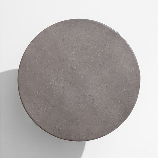 Posada Grey Concrete 36" Round Indoor/Outdoor Coffee Table
