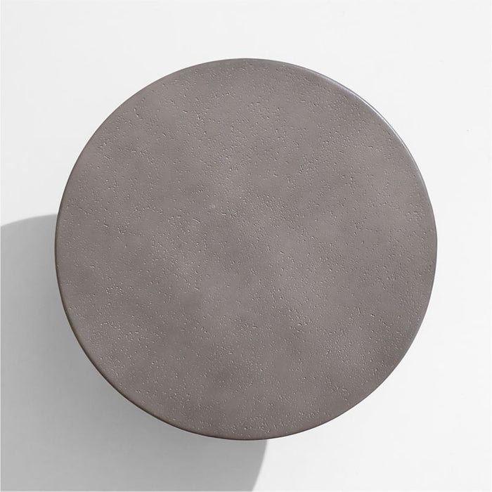 Posada Grey Concrete 36" Round Indoor/Outdoor Coffee Table