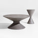 Posada Grey Concrete 36" Round Indoor/Outdoor Coffee Table