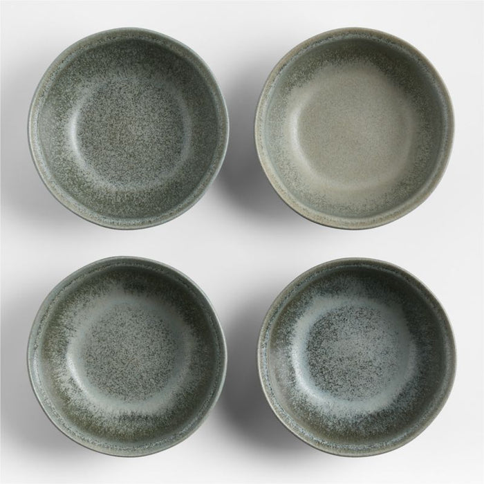 Prairie Moss Green Recycled Stoneware Cereal Bowl