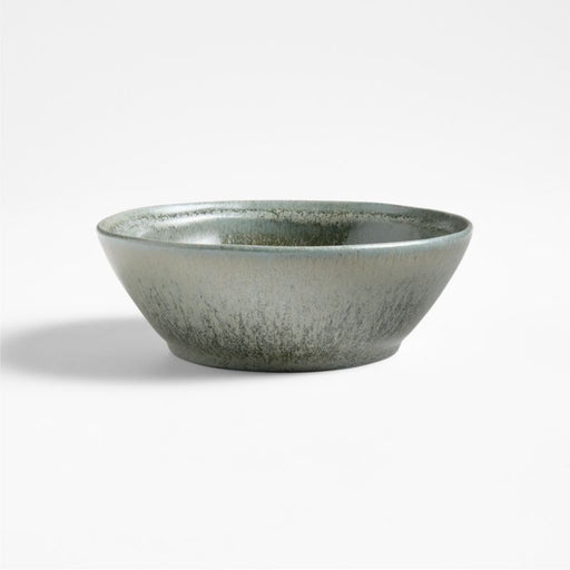Prairie Moss Green Recycled Stoneware Cereal Bowl