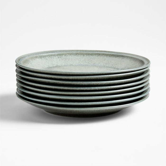 Prairie Moss Green Recycled Stoneware Dinner Plate