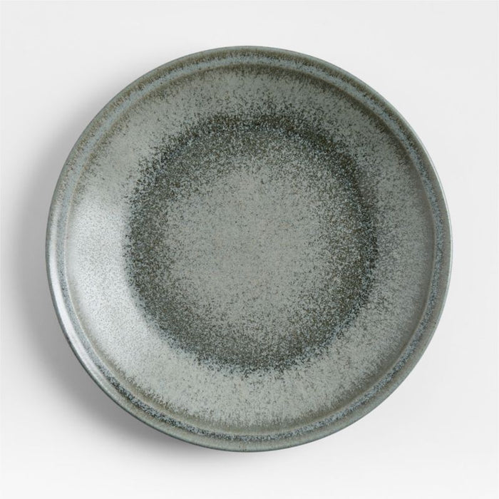 Prairie Moss Green Recycled Stoneware Dinner Plate