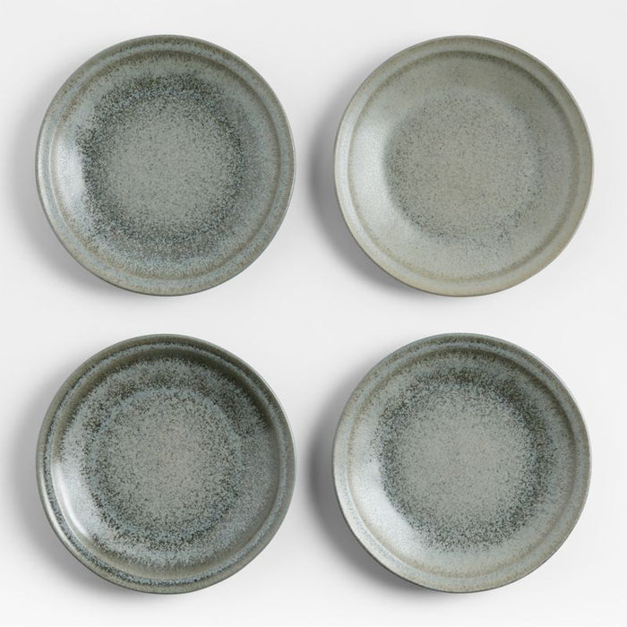 Prairie Moss Green Recycled Stoneware Salad Plate