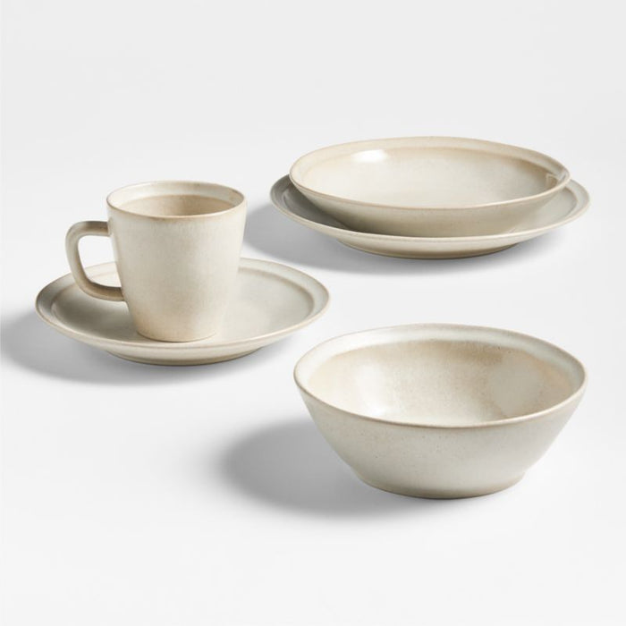 Prairie Natural Recycled Stoneware Serving Bowl