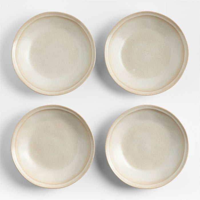 Prairie Natural Recycled Stoneware Low Bowl