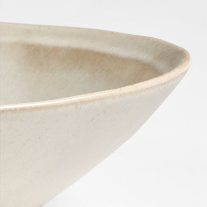 Prairie Natural Recycled Stoneware Serving Bowl
