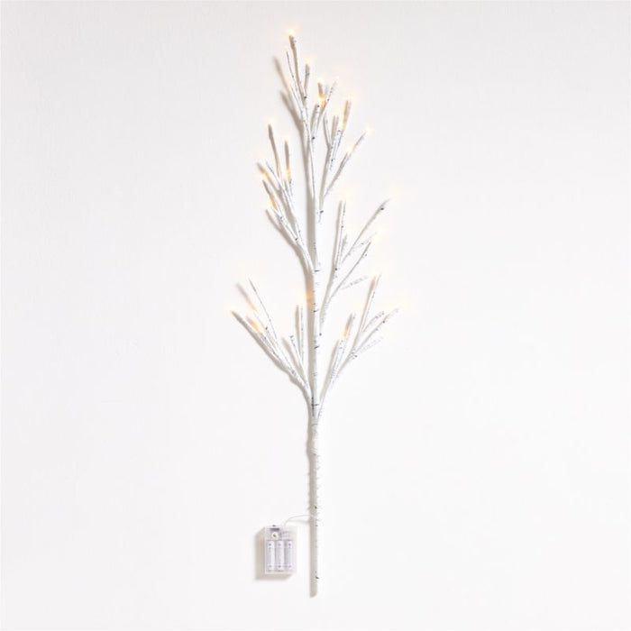 Faux Birch Pre-Lit Stem 40"