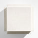Puebla 16" Off-White Square Concrete Indoor/Outdoor Side Table