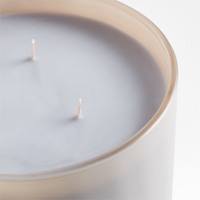 Monochrome No. 5 Rain 3-Wick Scented Candle - Cypress, Geranium and Musk