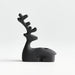 Zinc Holiday Reindeer Taper Candle Holder