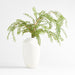 Slope White Ceramic Vase 12.25"
