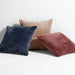 Revasser Chenille 23"x23" Burgundy Throw Pillow Cover by Athena Calderone