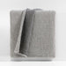 Reversible Stripe Gauze 80"x80" Ink Black and Arctic Ivory Bed Blanket