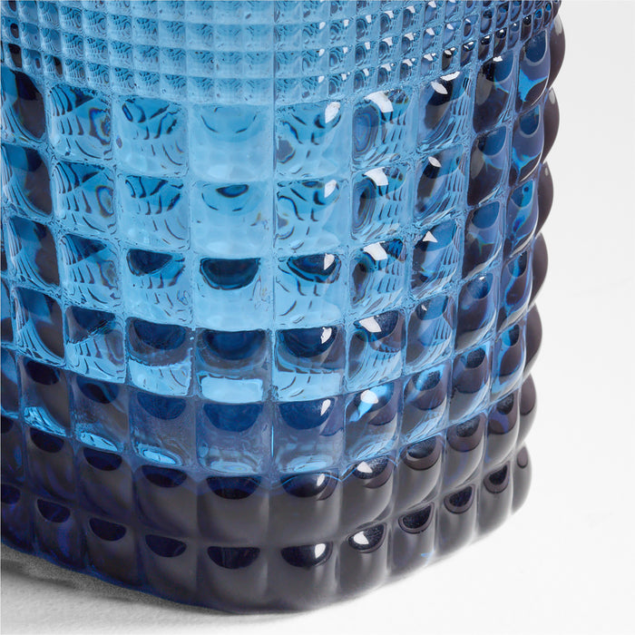 Rhodes 16-oz. Blue Textured Highball Glass