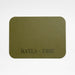 Rizzo Easy Care Faux Leather Reversible Desert Green and Light Brown Rectangular Placemat