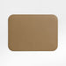 Rizzo Textured Easy Care Faux Leather Mushroom Rectangular Placemat