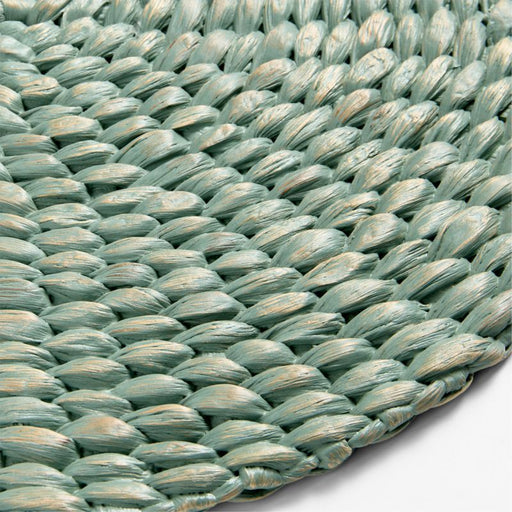 Round Grey Water Hyacinth Placemat