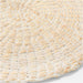 Round Whitewashed Water Hyacinth Placemat