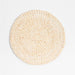 Round Whitewashed Water Hyacinth Placemat