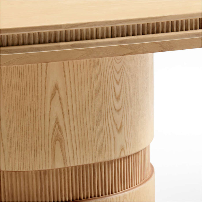 Roseau 48"-70" Natural Wood Extendable Dining Table