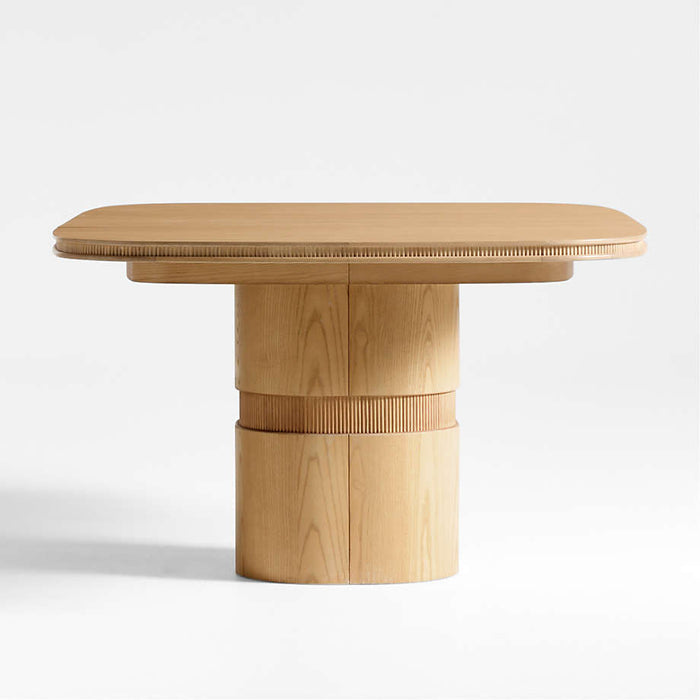 Roseau 48"-70" Natural Wood Extendable Dining Table