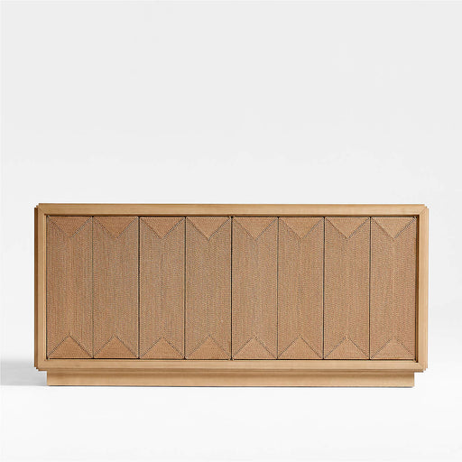 Roseau 69" Natural Wood Credenza