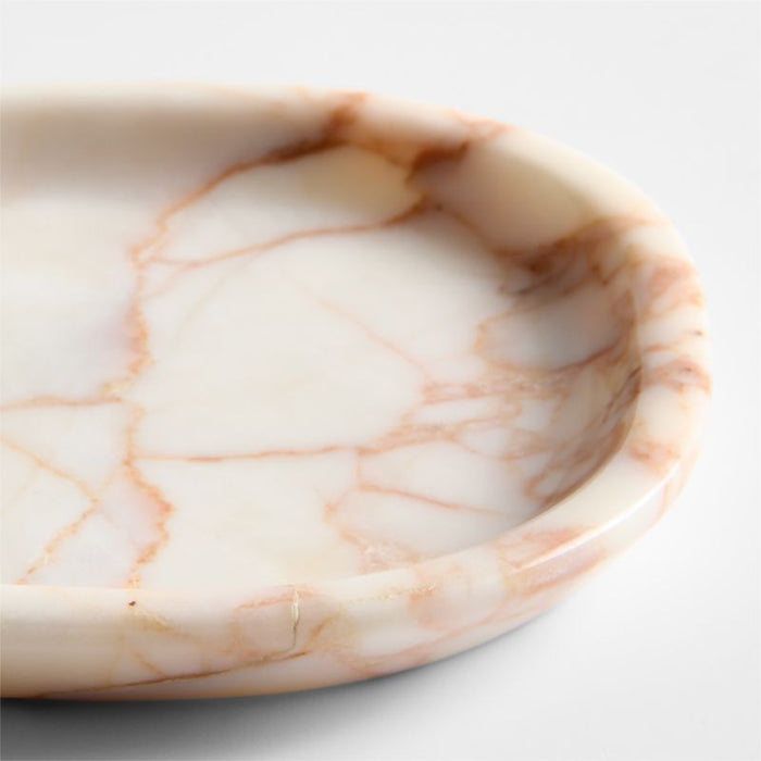 Round Marble Coasters, Set of 4