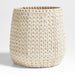 Rulon White Large Blanket Basket