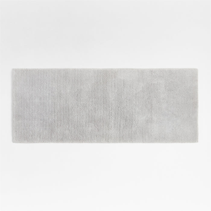 Rylan Organic Cotton Silver Bath Mat 24"x60"