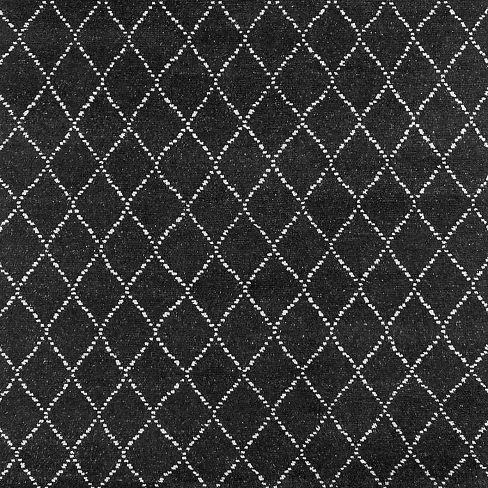 Safi Diamond Moroccan Black & White Area Rug 8'x10'