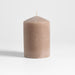 Sand Medium Light Brown 4"x6" Pillar Candle