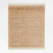 Santa Cruz Jute/Wool Blend Handwoven Cream Border Area Rug 9'x12'