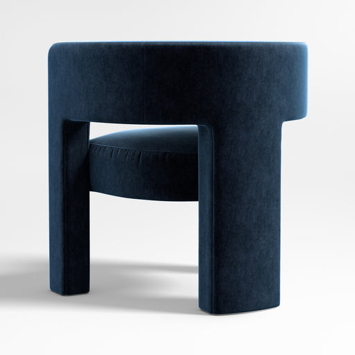 Sculpt Velvet Accent Chair