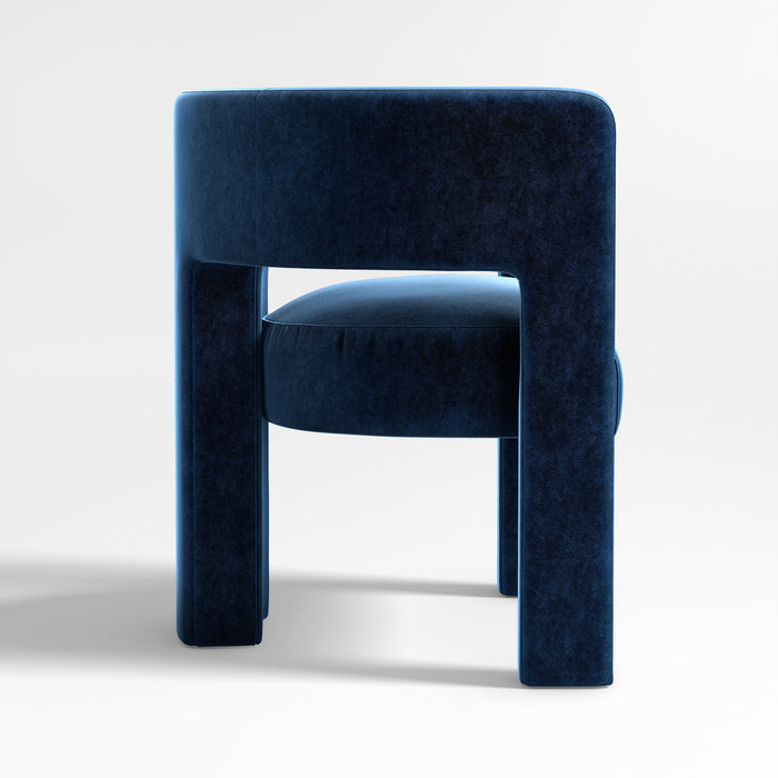 Sculpt Velvet Accent Chair