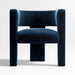 Sculpt Velvet Accent Chair