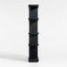 Shelter 72" Wide Charcoal Wood Open Room Divider Bookcase with Shelves