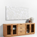 Calypso 90" Natural Wood Storage Media Console