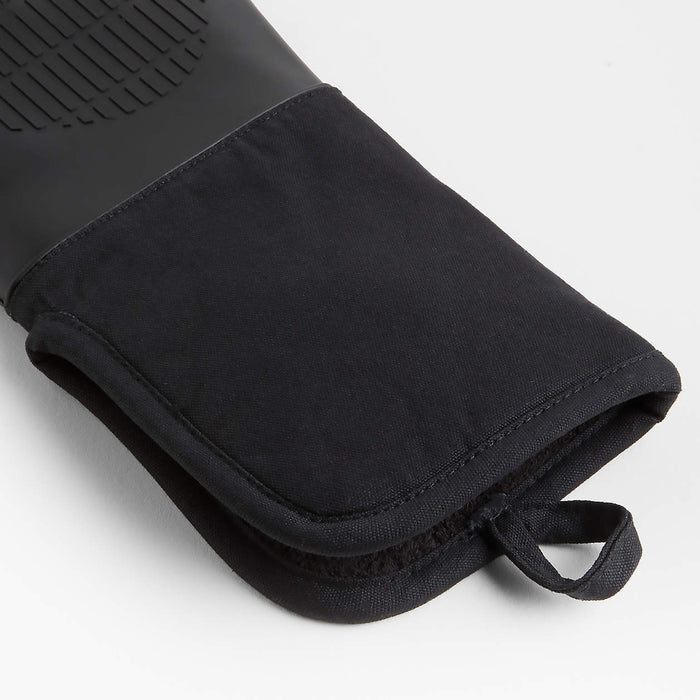 Silicone Oven Mitt Black