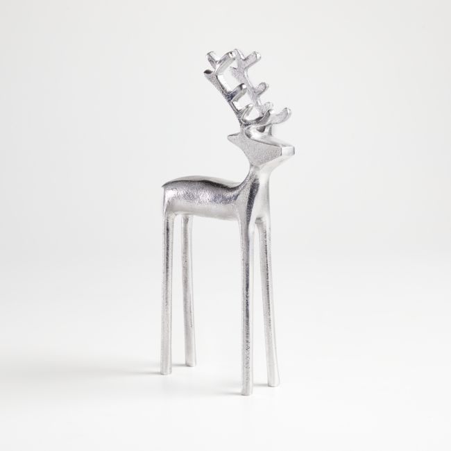 10.25" Silver Reindeer