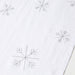 Silver Snowflake Embroidered Runner
